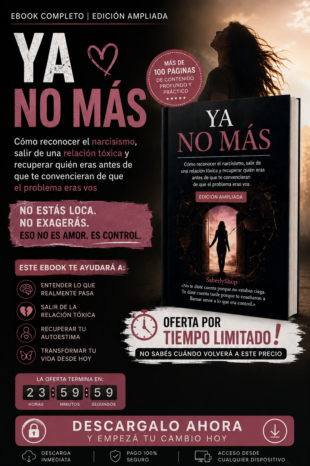 Ya No Más — Cómo Reconocer el Narcisismo, Salir y Recuperar tu Vida