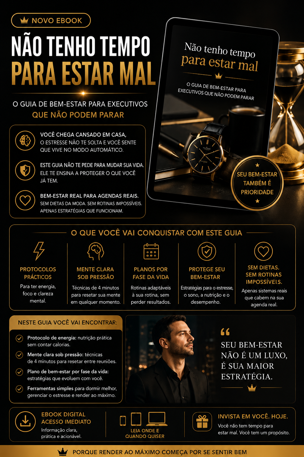 Não tenho tempo para estar mal