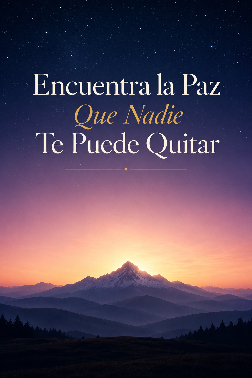 Encuentra la Paz Que Nadie Te Puede Quitar