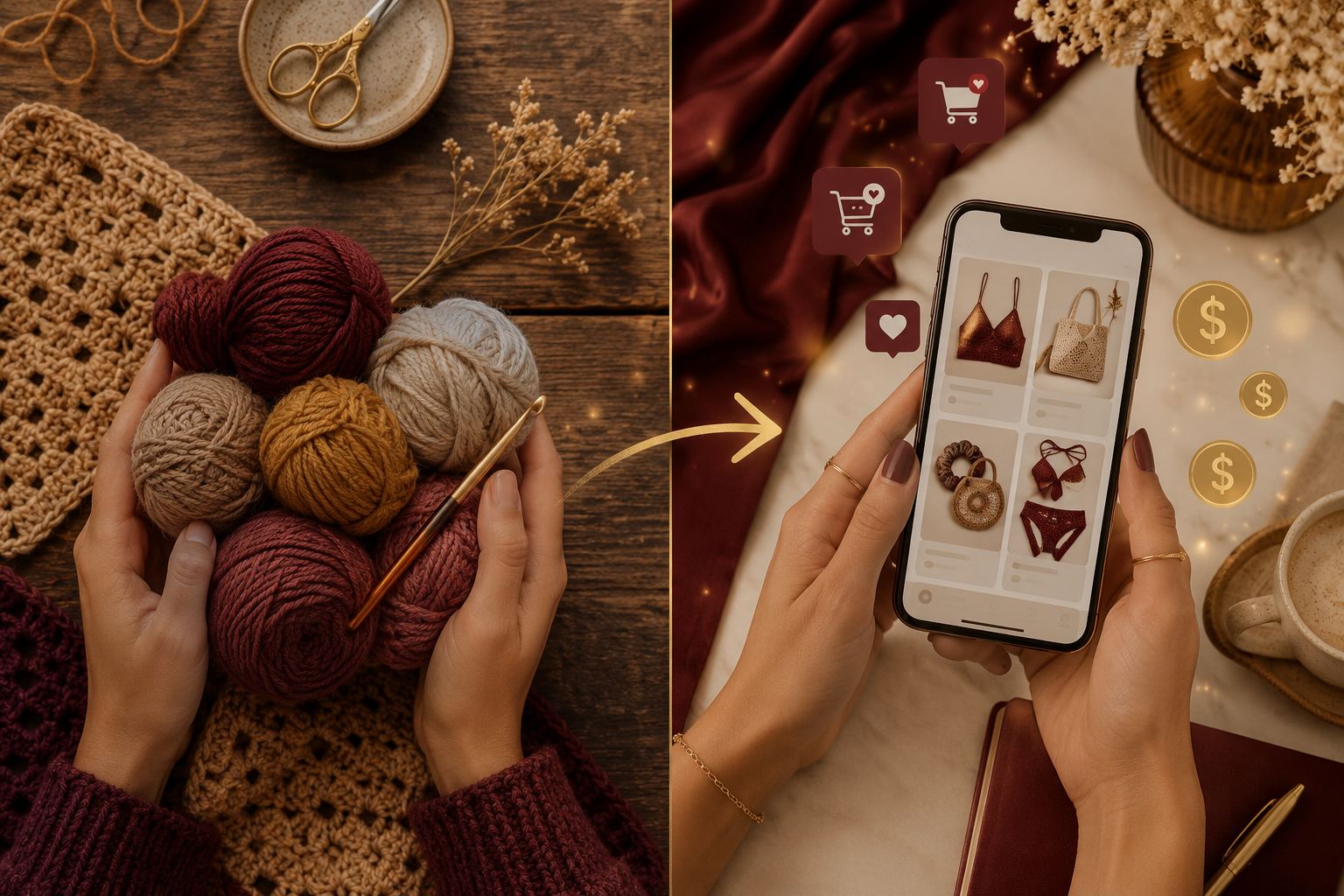 Kit Emprendedora Crochet™ — De Tejedora a Negocio Rentable