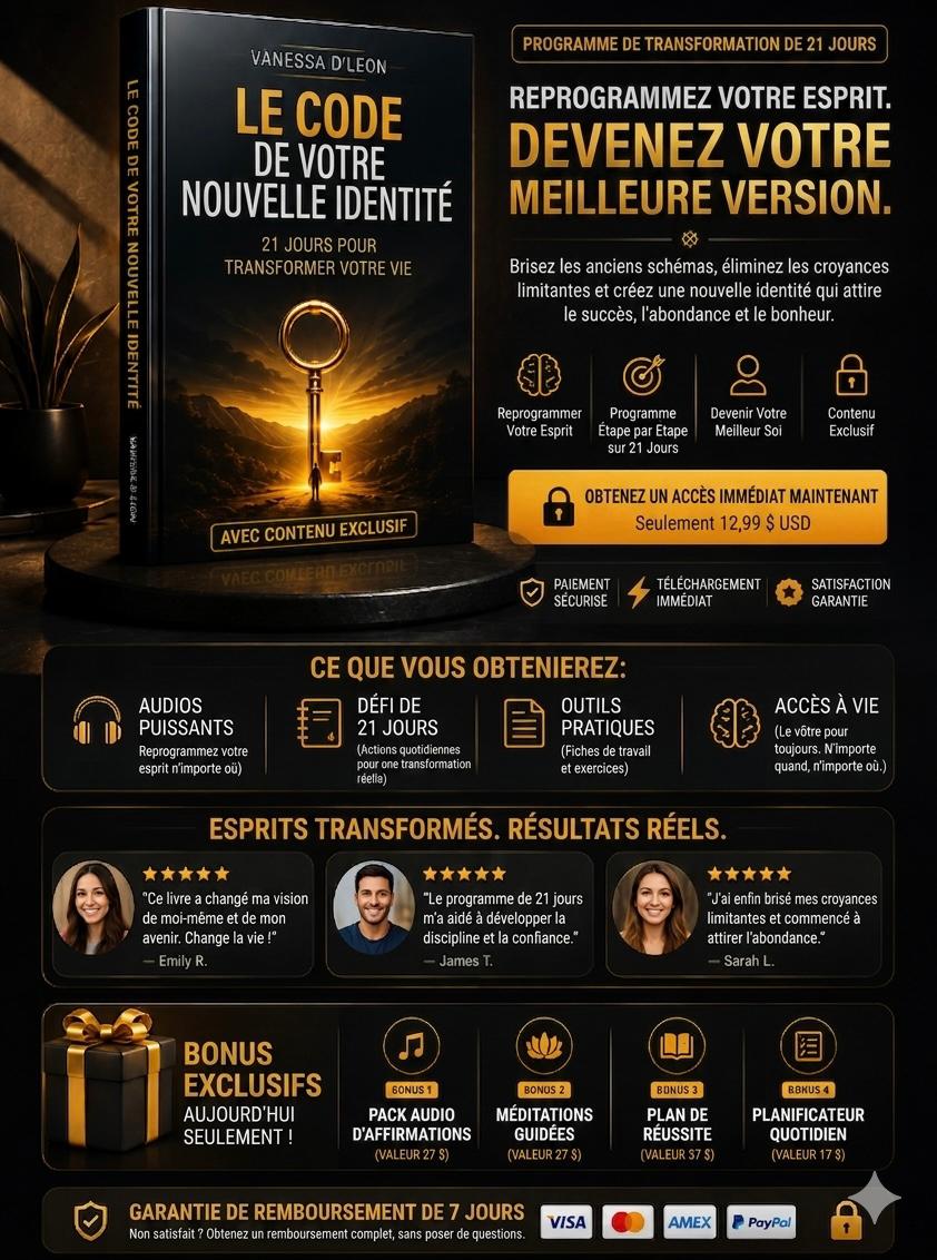 Reprogramme ton Esprit en 21 Jours — Deviens ta Meilleure Version