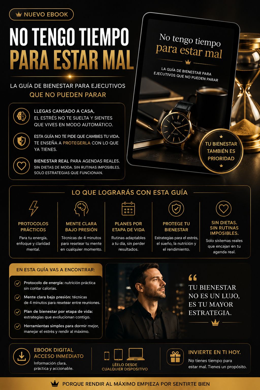 No tengo tiempo para estar mal